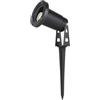 V-TAC VT-1119 Picchetto da giardino led in alluminio con portalampada GU10 88 * 75 * 245mm orientabile colore nero IP65 - sku 10372