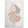 A.S. Création WTD DD132766 - Quadro da parete Bodyline Positivity in bianco, nero, 40 x 60 cm