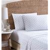 Tommy Bahama - Lenzuola king size, set di biancheria da letto in percalle di cotone, croccante e fresco, elegante decorazione per la casa (stelle marine Treasure, King)