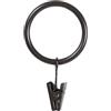 Kenney Anelli a clip per aste per tende da 2,5 cm a 3,8 cm, bronzo lucidato a olio, confezione da 14