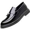 Generisch Slipper & Mocassino Scarpe da uomo in pelle tinta unita casual Loafer fatti a mano eleganti scarpe da uomo classiche in pelle scarpe da sposa scarpe da sposa anti-tush scarpe casual senza lacci scarpe