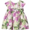 Mayoral Abito Vestito Elegante Cerimonia Bambina 3 Anni - 98 cm Color Malva Fantasia Floreale