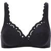 Playtex - Reggiseno senza ferretto in cotone linea Criss Cross Cotton Line, 36C, NERO