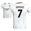 ACM 1899 Seconda Maglia Santiago Gimenez 7 AC Milan Away Bianca, Replica Autorizzata, Taglie da Bambino Ragazzo (IT, età, 12 Anni, Regular, Bianco)