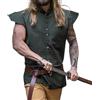 Leonardo Carbone® Uomo Classico Wams Charles | Design elegante | Perfetto per giochi di ruolo | Gilet | Giacche da uomo | Abbigliamento medievale | Costume LARP | Cotone, verde, XL