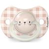 Suavinex Succhietto Night And Day 0/6 Mesi 2 Pezzi CONIGLIO (rosa salmone) - SUAVINEX