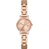 DKNY Orologio Soho da donna a tre sfere in acciaio color oro rosa, NY6683