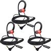 HYS Cuffia Auricolare per Microfono Altoparlante Jack 3.5mm, Compatibile per Motorola Yaesu Radio, Orecchio Sinistro o Destro (REDC-3)