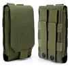 Caybats Custodia da Cintura per Cellulare, Porta Cellulare da Uomo, Borsa da Viaggio Militare Impermeabile in Nylon 1000D, Compatibile con iPhone,Samsung,per Escursionismo e Sport Esterni (Army Green)