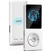 Wodgreat Lettore MP3 Bluetooth, 32GB Lettore MP4 Portatile HiFi Lossless Sound, MP3 Player Musicale Lettore con radio FM/Registratore Vocale/Video/E-Book, Suppota TF Fino a 128G (Cuffie Incluse)