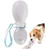 Generic Ciotola d'acqua portatile per cani, bottiglia d'acqua multiuso per passeggiate con animali domestici, ciotola da viaggio rimovibile per cani, dispenser d'acqua per cani e gatti