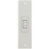 Dieffematic PLACCA 165 MM BIANCO CON PULSANTE COPRI AVVOLGITORE MOTORE TAPPARELLA TAPPARELLE