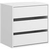 DEKIT GRUPO RIMOBEL Cassettiera per Interno Armadio, Legno ingegnerizzato, Bianco, 60x60x45cm
