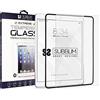 SUBBLIM Protezione per schermo estremo per iPad 9,7 2018-17/PRO 9,7/iPad 5, in vetro temperato ultra sottile, anti-impronte, impermeabile, ultra sottile, 0,33 mm, rivestimento AF, anti-shatter