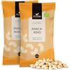 FOODIN Anacardi Biologici, 2x500g anacardi interi, buona fonte di proteine e grassi insaturi, 100% da agricoltura biologica, snack senza glutine e vegano, (2x500g)