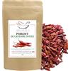 AROMATA DELICATESSEN AROMATA - Peperoncino di Caienna intero - Peperoncino intero essiccato - Lingua dell'uccello / 50 gr
