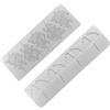 WMUVAZA Stampo per Torte in Pizzo per Cioccolato, 2 pezzi Tappetino in Pizzo di Silicone, Stampo Fondente, Decorare Torte, Caramelle, Decorazione del Piatto, forma foglie, forma foglie di ginkgo