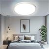 Kuwork Plafoniera LED Soffitto 40CM, 48W Plafoniere Moderna, 4000K Lampada LED Soffitto per Soggiorno, Camera da Letto, Ufficio, Cucina, Bagno, Balcone