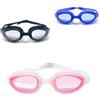 AQASKIN Occhialini Nuoto Professionale Modello SKIN - SCONTI QUANTITÀ - Anti-Perdita - Piscina e Mare per Adulti e Bambini - Ponte Nasale fisso, doppio aggancio posteriore. (Quantità 1 pz., Rosa)