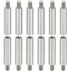 PATIKIL 12pz Distanziali M4, Distanziali Filettati Acciaio inossidabile M4 25+6mm Kit Viti Distanziali 4mm ID 6mm OD Adattatori Filettati Metrici Maschio Femmina per Circuiti PCB Droni RC