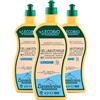 Lavanderina, Detersivo Lavastoviglie al Limone, Gel Lavastoviglie 38 Lavaggi, 650 ml x 3 Pack, Detergente Ecologico per Lavastoviglie, Sgrassante, Anticalcare e Brillantante