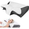 Ficugxd ortho sleep cuscino,cuscino serenium,Orthosleep,Cuscino Ortopedico Cervicale Serenium Per Alleviare Il Disagio Al Collo, Serenium Cuscino Ergonomico Con Federa Sfoderabile Per Una Facile Pulizi