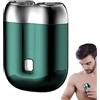Generic rasoio elettrico senza fili lamina rotante da viaggio impermeabile regolabarba multiuso compatto precisione pelle sensibile del viso batteria rasoio da barba pulizia dock rasatura ravvicinata per