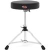 Gibraltar Sgabello a tamburo Gibraltar Serie 5000 (diametro del sedile rotondo: 33 cm, sedile in vinile, blocco di memoria, regolazione in altezza infinita, piedini in gomma Super Foot)
