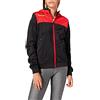 Kempa Emotion 2.0 Kapuzenjacke, Giacca da Donna, Nero/Rosso/Giallo, S