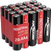 ANSMANN Batteria Alcalina Micro AAA / LR03, 20 pezzi
