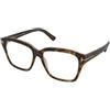Tom Ford FT5955-B 055 | Occhiali da Vista Graduati | Prova Online | Plastica | Quadrati | Marrone, Havana | Adrialenti
