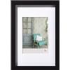 walther design Stockholm EA824B Cornice portafoto in legno, da 18 x 24 cm, colore nero