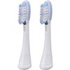 Panasonic WEW0908 - Testine di ricambio per spazzolino elettrico con pulitore lingua, confezione da 2