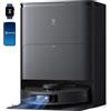 ECOVACS T30S PRO Robot Aspirapolvere Lavapavimenti, 11000Pa, Tecnologia Antigroviglio, TruEdge™ Adaptive Edge Mopping, Lavaggio con Acqua Calda, Svuotamento Automatico, Evitamento Ostacoli con AI