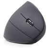 Gembird Musw-ergo-01 - Mouse a destra, design verticale, ottico, RF wireless, 1600 dpi, colore: nero