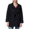 Geox W Ilde Trench Giacca, Sky Captain, 40 Donna