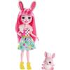 Enchantimals, Bambola Bree Coniglietto con Animale, Giocattolo per Bambini 4+Anni, FXM73