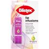 Blistex Lip Infusions Restore Lip Balm Confezione da 2; Aiuta a lenire le labbra secche e screpolate; Cura delle labbra infusa con olio di cocco e cera d'api naturale; Confezione da 2, arancione (Nour
