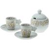 THUN ® - Set 2 tazzine caffè con zuccheriera Eleganza
