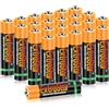 A2ZWORLD Pila Batteria R03 AAA Mini Stilo 1.5V 400mAh, Pile Alcalina AAA, Compatibile Con Duracell MN2400 (24)