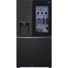 Lg Frigorifero Americano Side by Side Capacità 635 Litri Classe energetica E Raffreddamento No Frost colore Nero - GSGV80EPLL