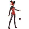 Bandai - Miraculous - Bambola snodabile Shadybug - Versione alternativa di Ladybug serie animata Miraculous World Paris - Bambola 26 cm - Giocattolo per bambini dai 4 anni in su - P50159, Rosso- Nero