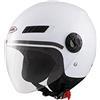 Shiro 128.0062040S, Casco Jet, SH62, GS. Uomo, Bianco, s