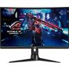 Asus Monitor PC Gaming Curvo 27 Wide Quad HD Schermo IPS 2560 x 1440 Pixel Luminosità 400 cd/m2 Risposta 1 ms HDMI DisplayPort colore Nero - 90LM08G0-B01A70 ROG Swift XG27AQV