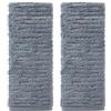 SKL Home CloudSoft - Set di asciugamani di lusso, in cotone, 2 pezzi, colore: blu fumo