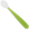 CHICCO (ARTSANA SpA) Chicco Cucchiaio Morbido Silicone Verde 6m+ - Set di 1 Cucchiaio Ergonomico per Neonati