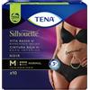 ESSITY ITALY SpA Tena Silhouette Noir Mutandina Vita Bassa Taglia Media 10 Pezzi - Eleganza e Protezione per Ogni Donna