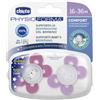 CHICCO (ARTSANA SpA) Chicco Succhietto Physio Comfort Lumi Silicone 16-36 Mesi - Confort e Sicurezza per il Tuo Bambino