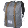 Herschel Retreat Rucksack, 43 cm, 19.5 L, Grey/Tan