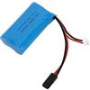 Airshi Batteria Al Litio 18650 7,4 V 1500 MAh, Tasso di Conversione Ad Alta Potenza Batteria Al Litio a Lunga Durata Conversione Massima della Potenza per Velivoli RC
